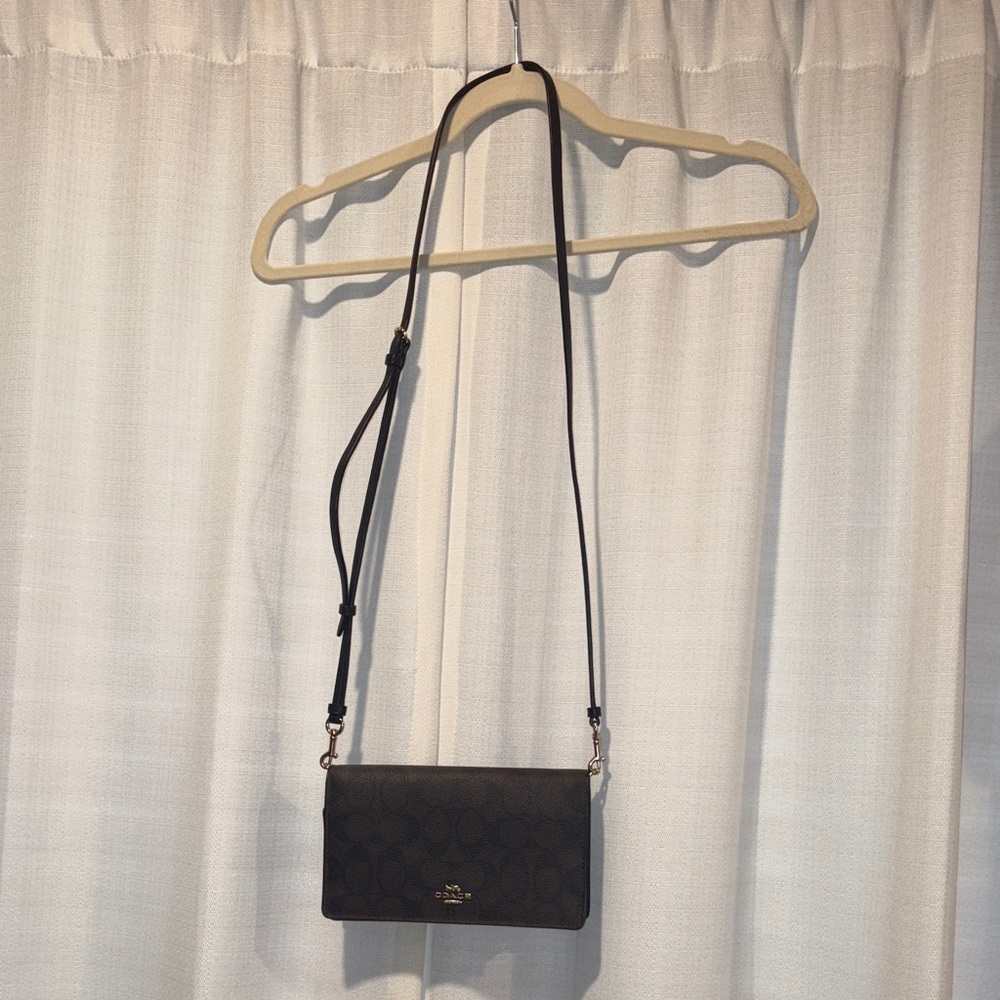 Coach Signature Black Crossbody Bag
